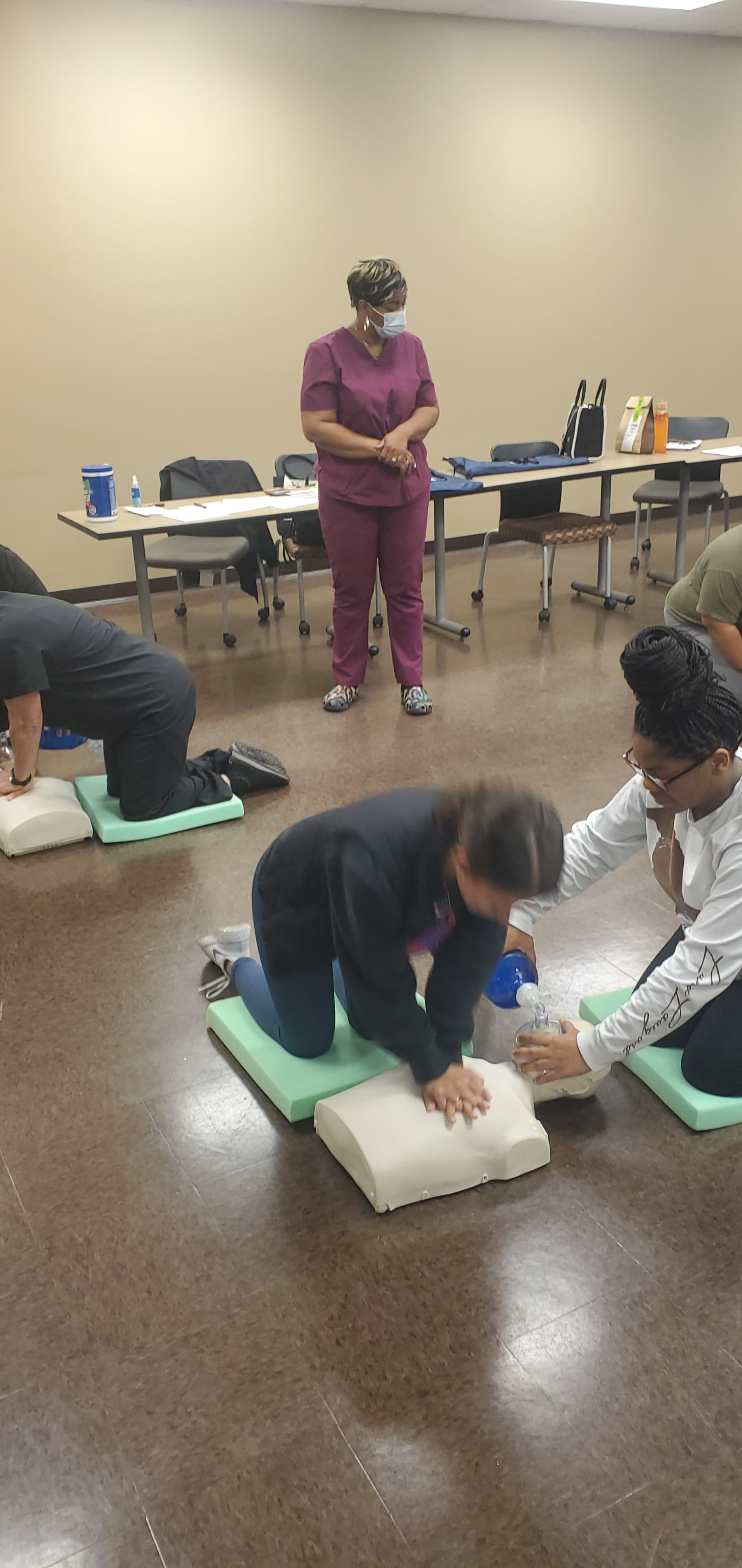 CPR practice and technique guidance